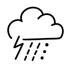 weather forecast icon disaster icon illustration