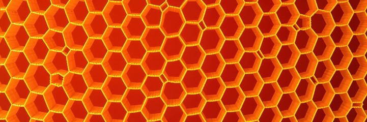 Obraz premium Geometric Honeycomb Texture for Background Use