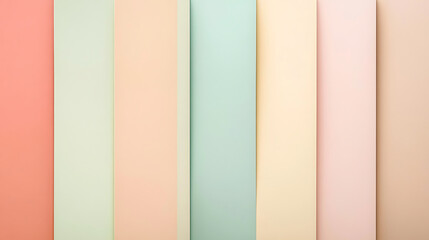 Obraz premium Pastel Colored Vertical Stripes Abstract Background