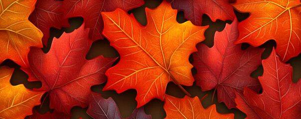 Fototapeta premium Autumn leaves fall background