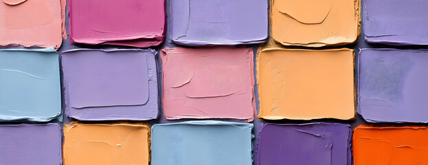 Fototapeta premium Pastel paint swatch texture background