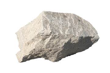 Object of Big Mountain rock dice. Texture with visible cracks and crevices. Isolated white...