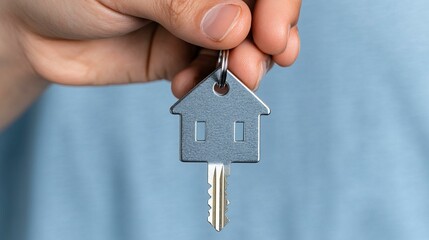 Key Handover Ceremony New Home Real Estate Indoor Close-Up View Homeownership Journey