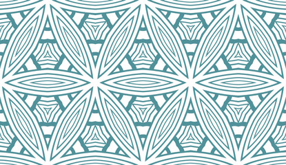 Abstract repeat backdrop with lace floral ornament. Seamless Design for prints, textile, decor, fabric. Vector pattern