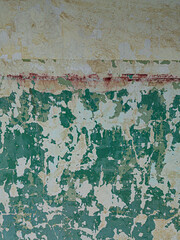 Old wall grunge texture. Old weathered wall grunge texture green colors