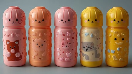 Adorable Cartoon Animal Water Bottles For Kids