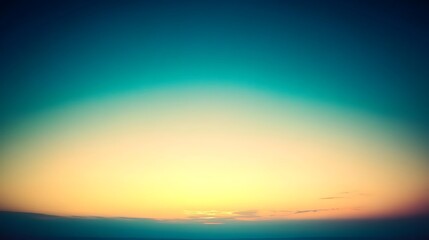 Serene Sunset Sky Hues Gradient Colors
