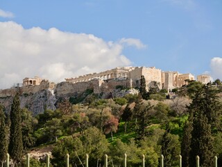 Fototapeta premium View of the Acropolis of Athens, Greece