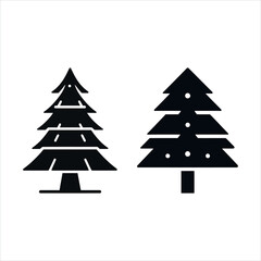 Obraz premium christmas tree set