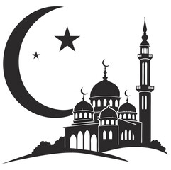 silhouette Ramadan image