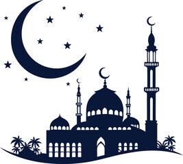 silhouette Ramadan image