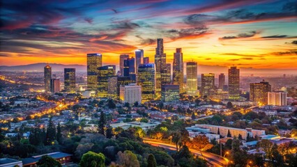 Stunning Los Angeles aerials showcase the city's vibrant skyline, iconic architecture, and dramatic Pacific coastline.