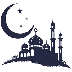 silhouette Ramadan image