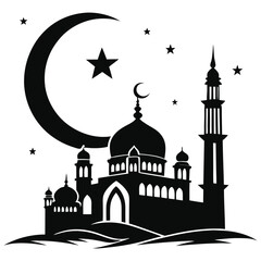 silhouette Ramadan image