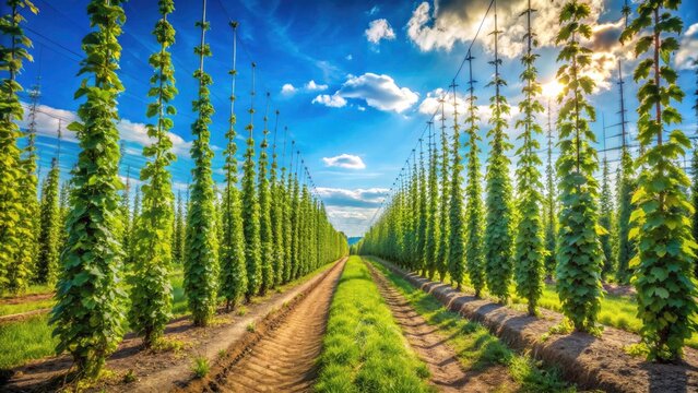 Stunning photos showcase the Czech Republic's hop fields&acirc;&euro;&rdquo;a picturesque landscape vital to beer production.