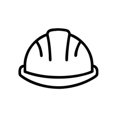 Fototapeta premium Hard hat icon, safety, construction, helmet, work, protection, industry, engineering, head, gear.
