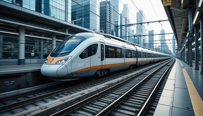 Fototapeta premium Modern urban station transportation image