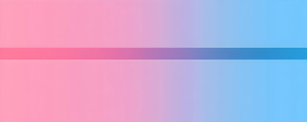 Fototapeta premium Pink blue gradient, horizontal line, abstract background, website design