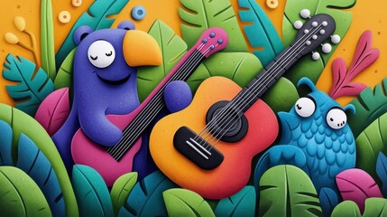 Colorful Animal Band Fun