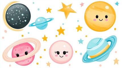 Whimsical Space Characters