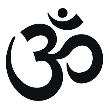 om symbol vector