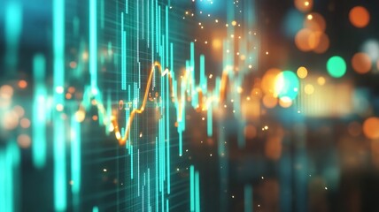 Stock market charts