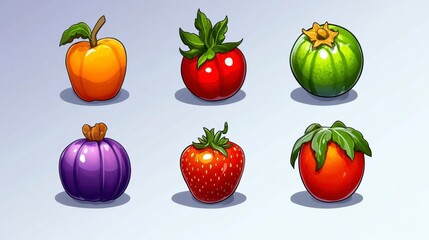 Vibrant Colorful Fruits