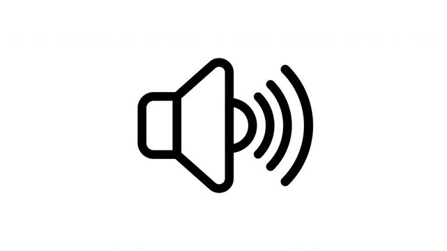 volume animated icon