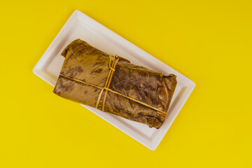 Delicious steamed tamales - Traditional Colombian food
