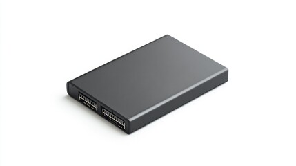 External Battery Pack on White Background
