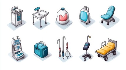 Medical Equipment Icons