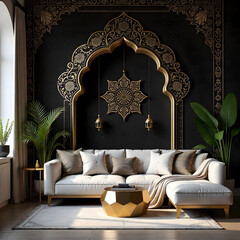 interior of a luxury living room