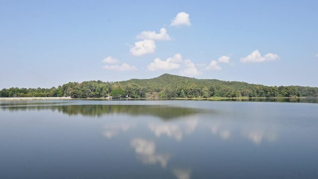 Beautiful landscape in Mae Puem National Park in Phayao province of Thailand. This national park is renowned for its breathtaking landscapes, which range from lush forests to tranquil lakes.