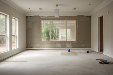 Fototapeta premium Interior of a home under renovation