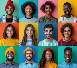 A group of people with different hair colors