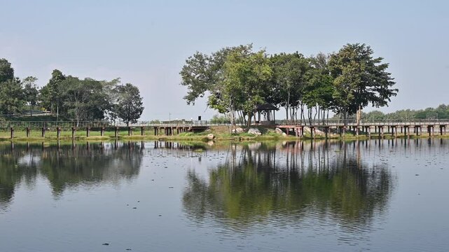 Beautiful landscape in Mae Puem National Park in Phayao province of Thailand. This national park is renowned for its breathtaking landscapes, which range from lush forests to tranquil lakes.