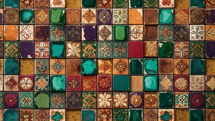 mosaic artwork featuring a mosaic of small