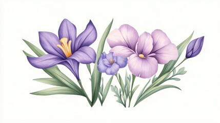 Elegant Purple Flower Arrangement