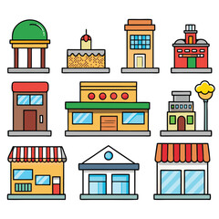 Fototapeta premium vector illustration of a house