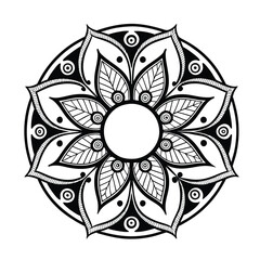 Black and white Mandala 7 (01)