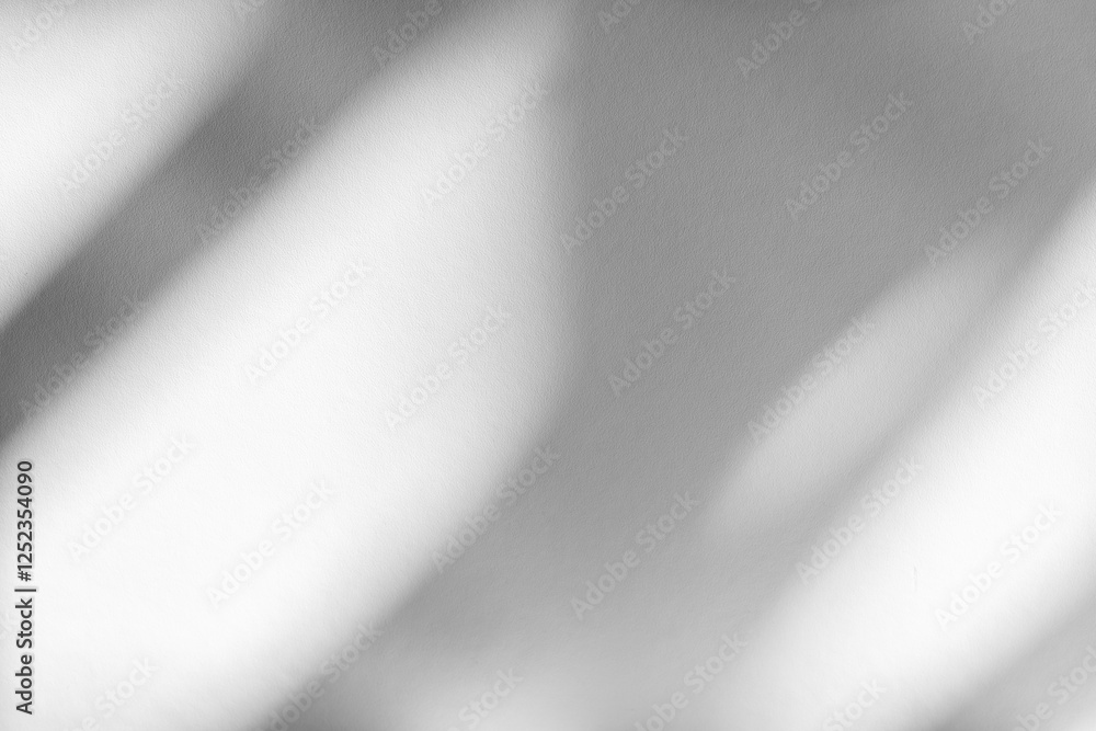 Poster Wall interior background, studio and backdrops show products.with shadow from window color white and grey. background for text insertion and presentation product	