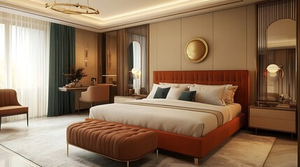 Luxury Hotel Suite Bedroom Interior Design