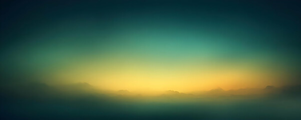 Obraz premium Misty sunrise, mountainscape