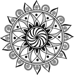 abstract floral ornament