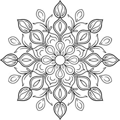 Elegant Mandala Art, Mandala
Intricate Symmetrical Pattern, Symmetry
Black and White Mandala, Monochrome
Ornamental Circular Design, Ornament
Detailed Line Art Mandala, Line Art
Floral-Inspired Mandal
