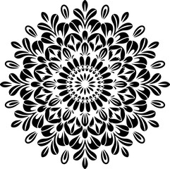 Elegant Mandala Art, Mandala
Intricate Symmetrical Pattern, Symmetry
Black and White Mandala, Monochrome
Ornamental Circular Design, Ornament
Detailed Line Art Mandala, Line Art
Floral-Inspired Mandal