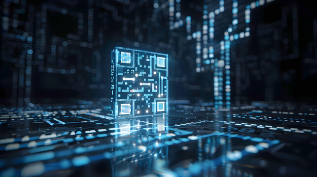 Vibrant Depiction of QR Decoding: A Powerful Symbology of Modern Information Transmittal