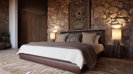 Warm Southwestern Lodge Design with Cozy Textures and Ambiance