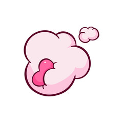 Heart Cloud Illustration
