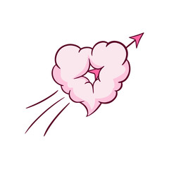 Heart Cloud Illustration
